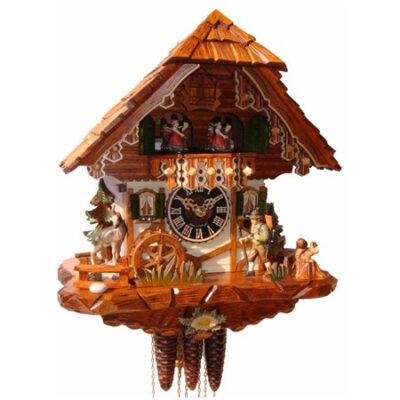 1 Day Musical Cuckoo Clock With Hunter 6755T
