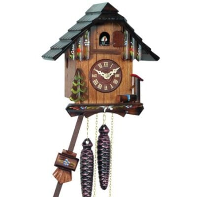 1 Day Painted Chalet Cuckoo Clock 420