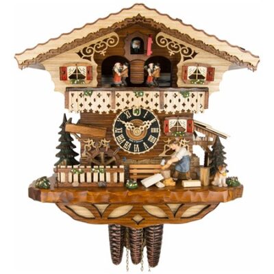 Moving Woodcutter 1 Day Musical Cuckoo Clock 6245T