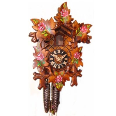 Painted Flowers Cuckoo Clock 102RO