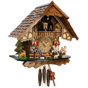 Happy Wanderer Musical Cuckoo Clock 6752T — Clocks.com.au