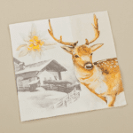 Chalet deer serviettes