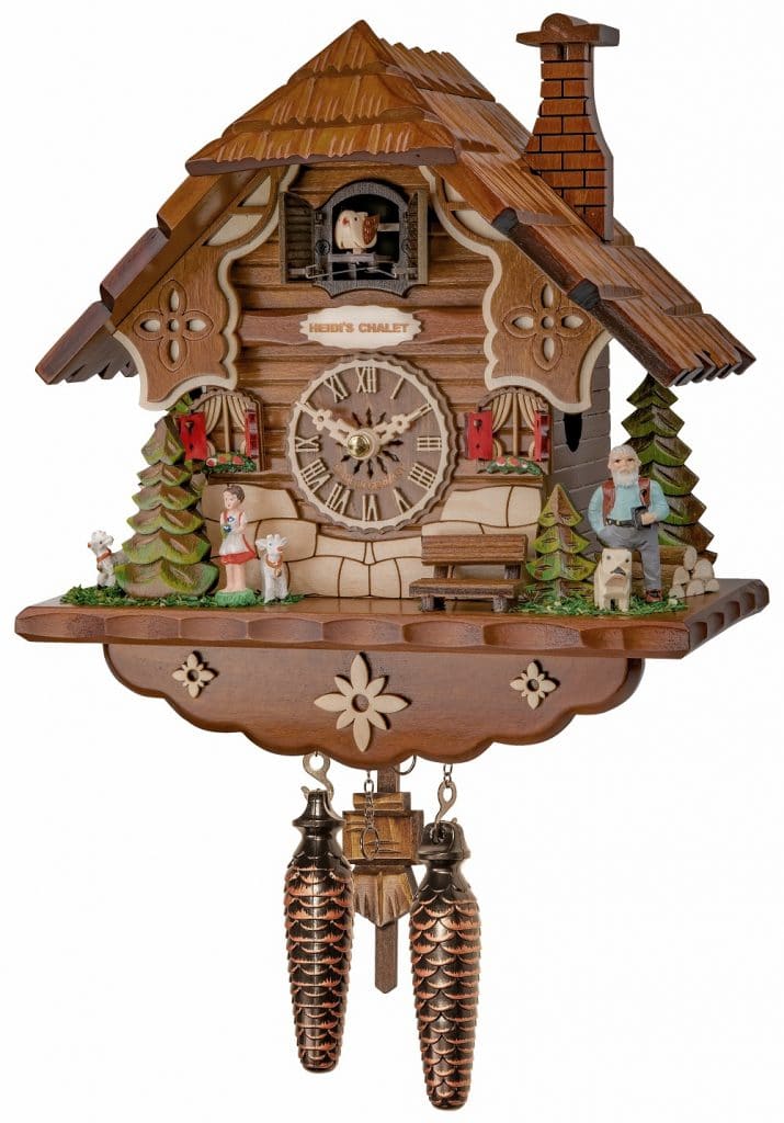 Heidi Haus Quartz Musical Cuckoo Clock - 3613QM — Clocks.com.au