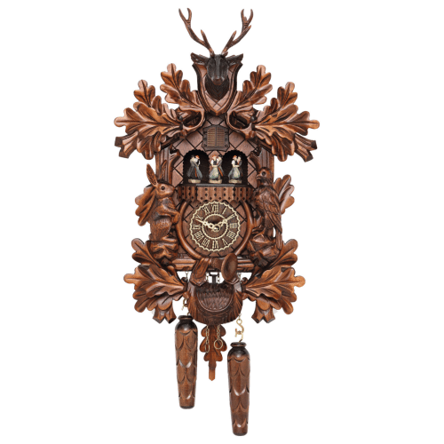 Hunting Scene with Dancers Cuckoo Clock - 378QMT — Clocks.com.au