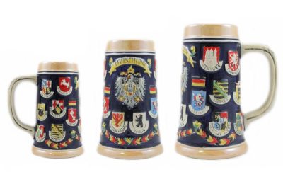 Blue 'Deutschland' Beer Stein 0.5L - 931810