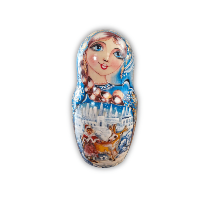 Limited Edition Snow Queen 10 Piece Matryoshka Doll Set - Matry14 - Image 4