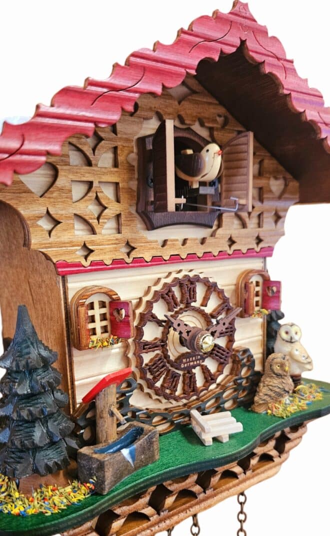 Trenkle Chalet Cuckoo Clock With Owls - 4226QM - Image 2