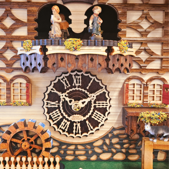 Trenkle Geppetto & Pinocchio chalet cuckoo clock - 4258QMT - Image 4