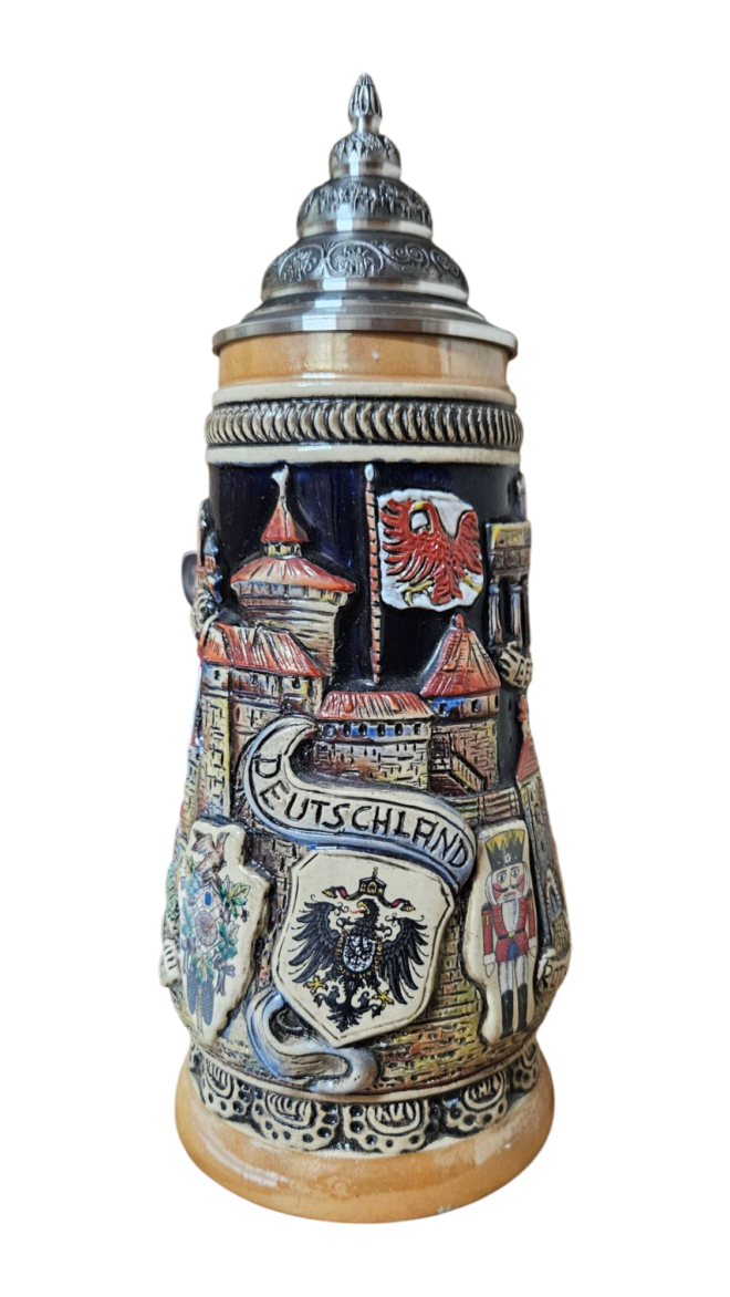 German City Panorama Rustic Stein