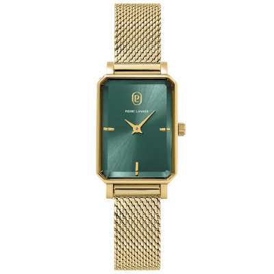 Ariane with green dial and gold strap - 006L572