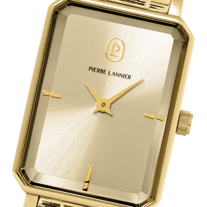 Ariane with gold dial and gold steel strap - 007J542 - Image 3