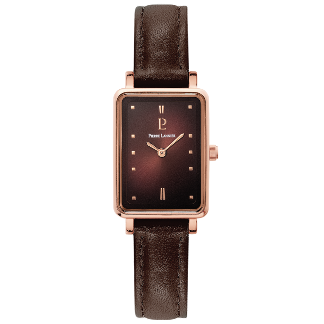 Ariane with brown dial and brown leather strap - 050K984