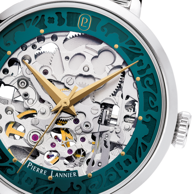 Automatic with green dial and silver stainless steel strap - 141K671 - Image 2