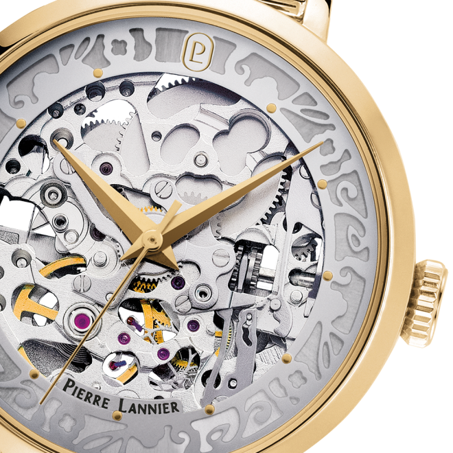 Automatic with silver dial and gold stainless steel strap - 142G522 - Image 2
