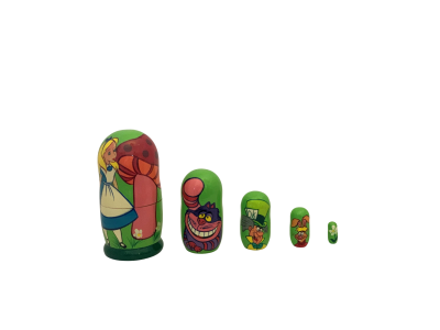 Alice in Wonderland (5 set small 11cm)