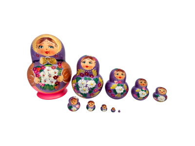Artistic floral round (10 set large  13cm)