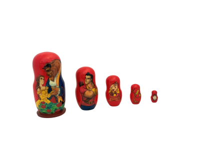 Beauty and the Beast (5 set small 11cm)
