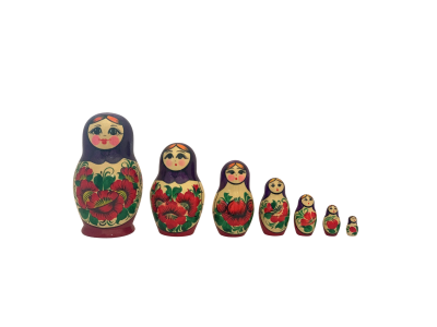 Kirov purple traditional (7 set med 15cm)
