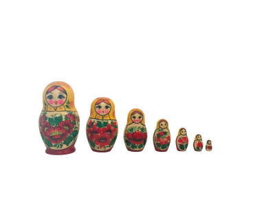 Kirov yellow traditional (7 set med 15cm)