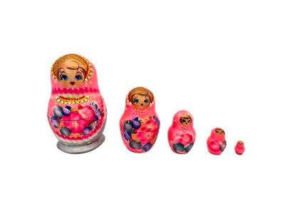 artistic pearl pink (5 set small 11cm)
