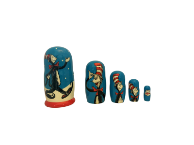 Dr. Seuss's Cat in the Hat (5 set large 17cm)