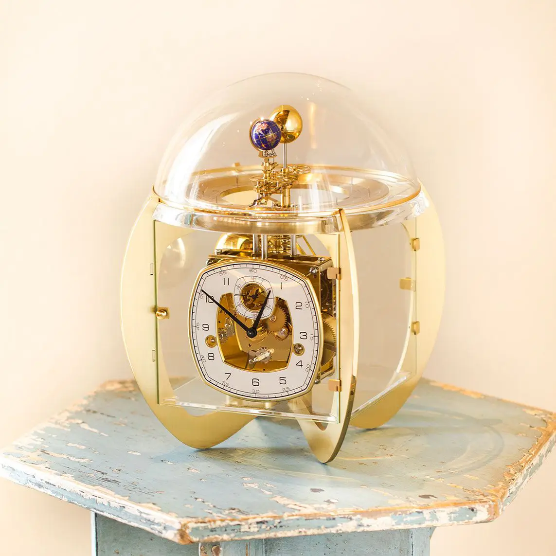 Tellurium IV Brass Modern Astro Mantel - Image 3