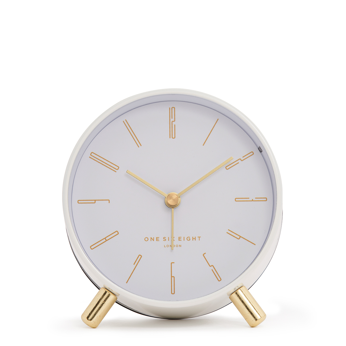 MAYA White Silent Alarm Clock - Image 2