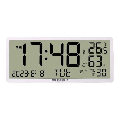 DYLAN Wall / Table Oversize White Digital Clock