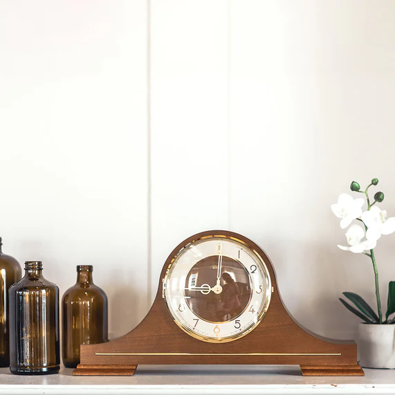 Tambour quartz mantle clock - Image 2