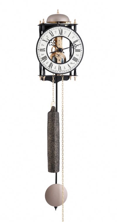 Hermle skeleton wall clock - white dial