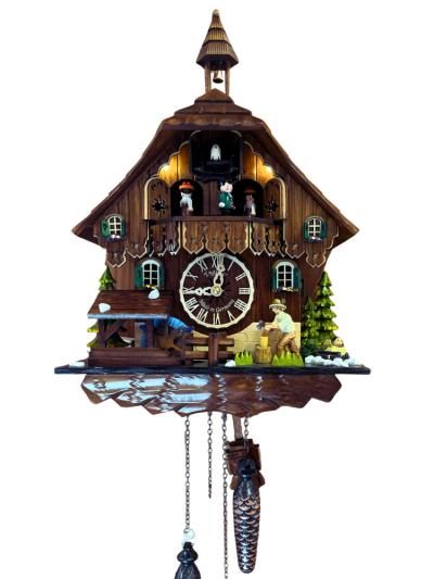 Chalet cuckoo w. fireplace large