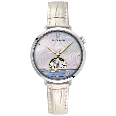 Ladies Watch AUSTRALE White Dial White Leather 14 MM Strap Reference 150H900