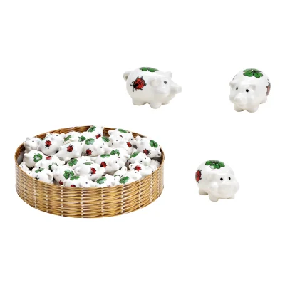 Mini Porcelain Piggy Bank - 10023734