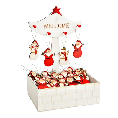 Wooden Snowman Decorations - 10043767