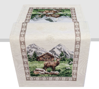 Mountain Deer  Runner 35cm x 97cm