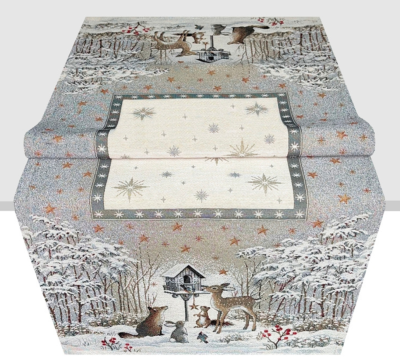 Forest Christmas Runner 35cm x 97cm