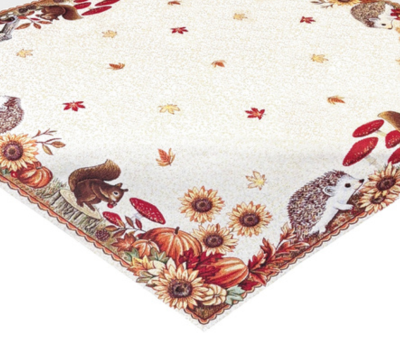 Golden Autumn Table Cloth 97cm x 97cm