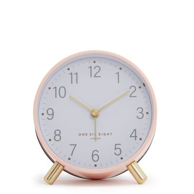 MAISIE Blush Silent Alarm Clock
