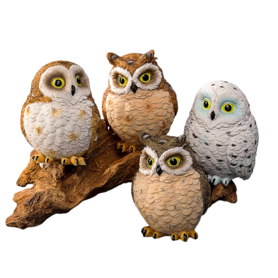 Large Owl Figures (7x10cm) - A1095