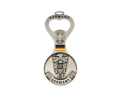 Germany Bottle Opener Magnet – Antique Silver Finish