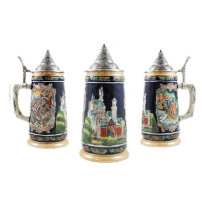 Neuschwanstein Beer Stein 0.7L with Lid