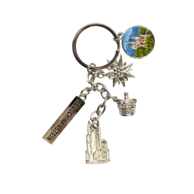 Neuschwanstein Germany Charm Keychain