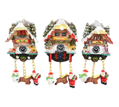 Assorted Winter Cuckoo Clock Magnet