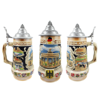 Berlin Germany Beer Stein 0.7L with Lid