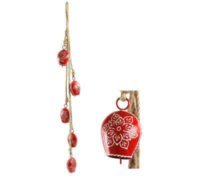 5-Bell Floral Decorative Hanger (7cm)