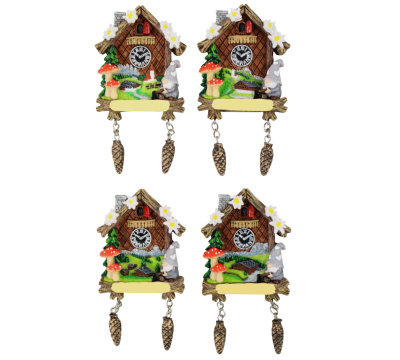 Assorted Summer Cuckoo House Magnet (6x12cm)