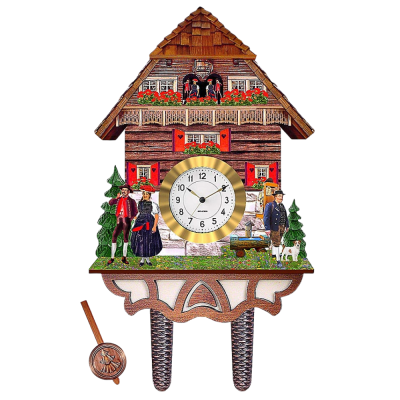 Traditional Miniature Cuckoo Clock (13x23cm) - F621