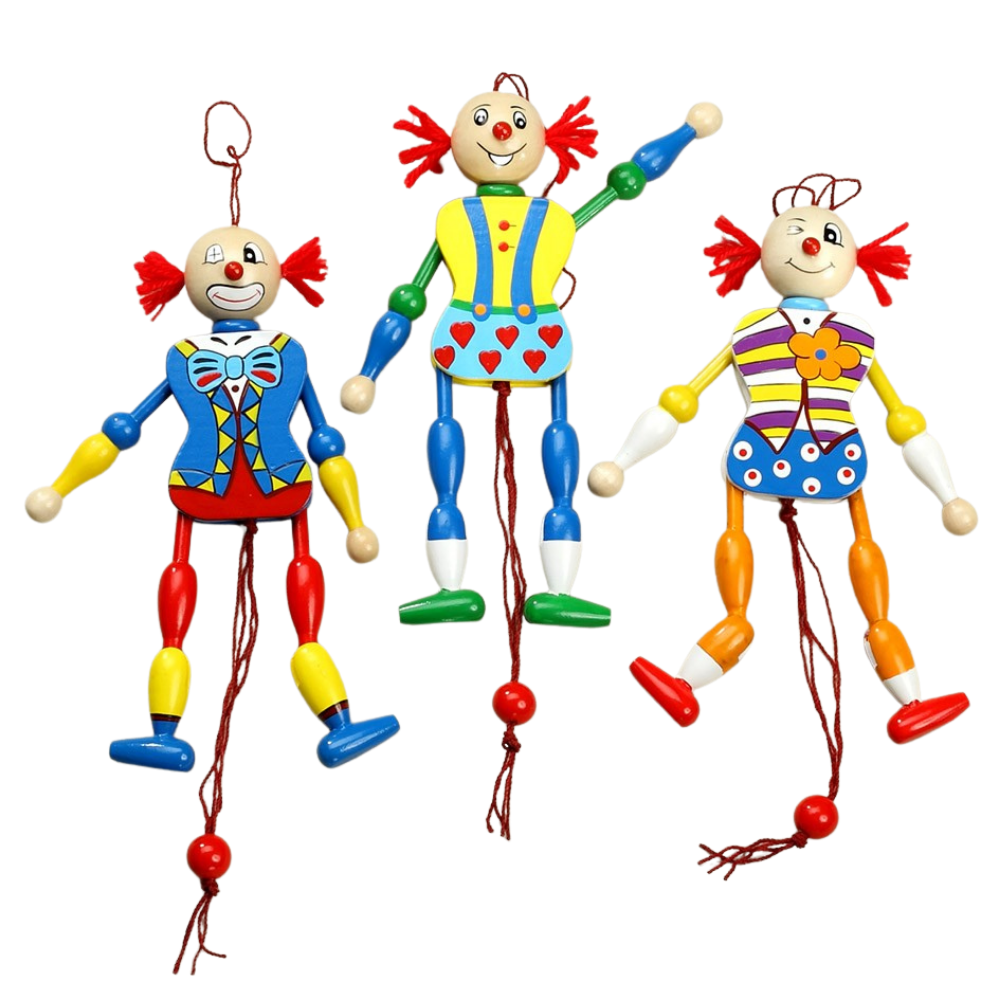 Circus Clown Jumping Jack - T201