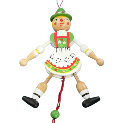 Classic Alpine Woman Jumping Jack - T417