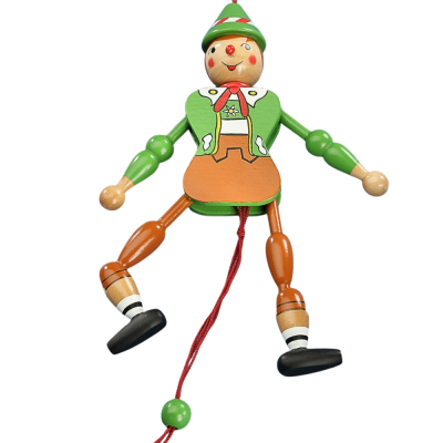 Classic Alpine Man Jumping Jack - T418
